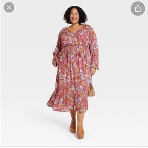 Gorgeous Plus Size Floral Dress